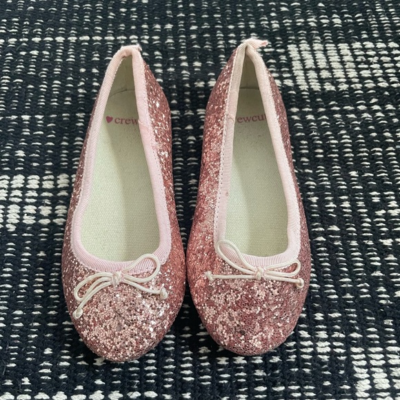 Girls Sequined Ballet Flats - Picture 2 of 2